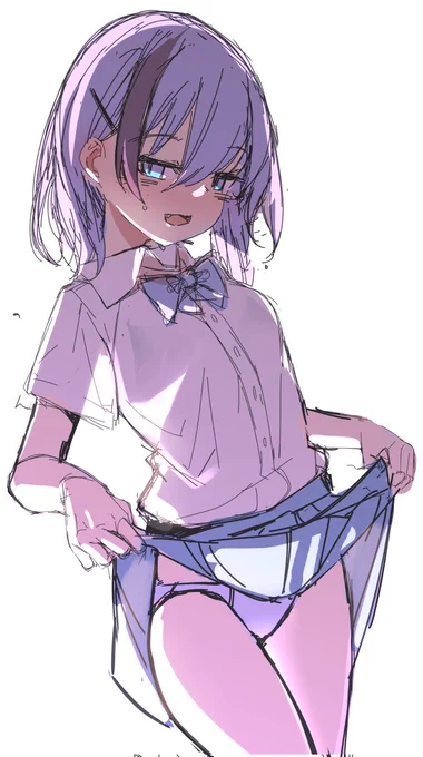 コントラストを意識してメリハリある光を付けると良い感じになるってのを見て適当に描いてみたんだけど、キャラだけ描くと意味不明じゃんね背景が必要ってことですか 