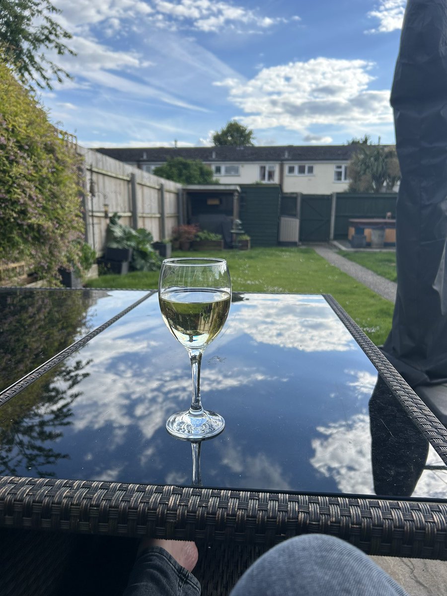 After another busy weekend at <a href="/HadCC_Suffolk/">Hadleigh Cricket Club - Suffolk</a>, I’m glad of an early finish tonight and the opportunity to relax in the evening sunshine with a glass of wine! 😎🍷 #volunteerlife #grassrootssport #teamworkmakesthedreamwork #relax #momentsofbliss
