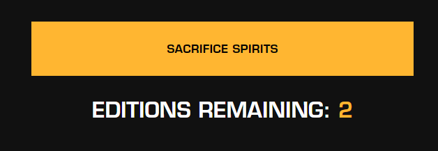 Only 2 editions remain for the burn 👻🔥