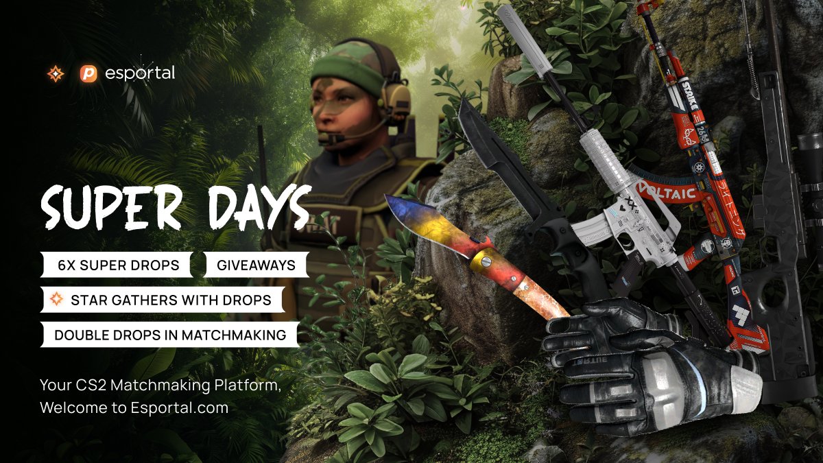 This weekend it is super days on <a href="/esportal/">Esportal</a> - and I will be playing gathers in a few minutes to celebrate it😍

Come join the fun, live in 10 min! 

twitch.tv/martey0