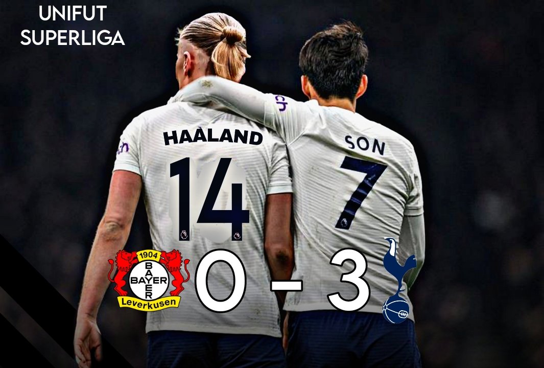YES SIR, ANOTHER VICTORY 
Leverkusen 0
V
Tottenham 3

Haaland debut with double: ✅
Another goal from Sonny: ✅
Assists from Maddison ✅, Guimarães ✅ and Sonny ✅
Great debut for Stones and Konate: ✅
Vicario with another goal to 0 ✅

🆕Next match against Atlético De Madrid🆕