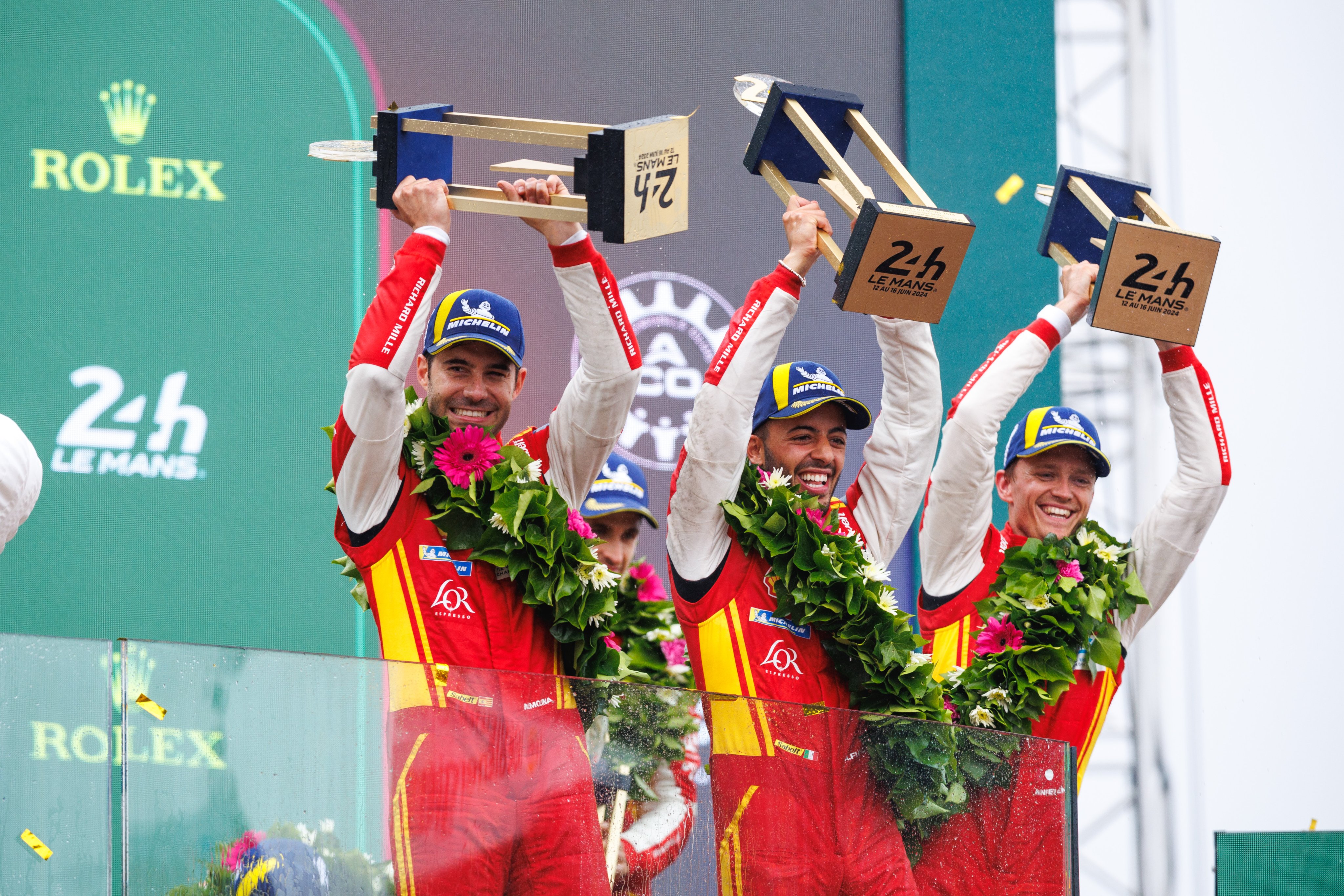 Ferrari wins Le Mans 24 Hours after intense battle with Toyota