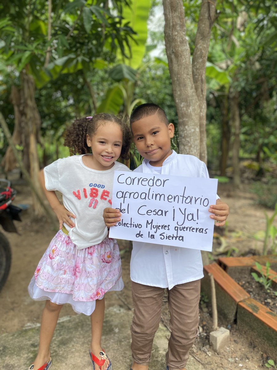 Nos unimos al llamado del Colectivo <a href="/Mujeresgsierra/">Mujeres Guerreras de la Sierra</a> de transitar socio-ecológicamente hacia un corredor afroalimentario en el Cesar. Inspirados en los procesos del norte del Cauca y llenos de la ancestralidad de nuestros territorios, apostamos por la soberanía alimentaria 🌿