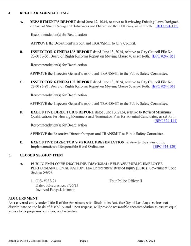 LA POLICE COMMISSION tweet media