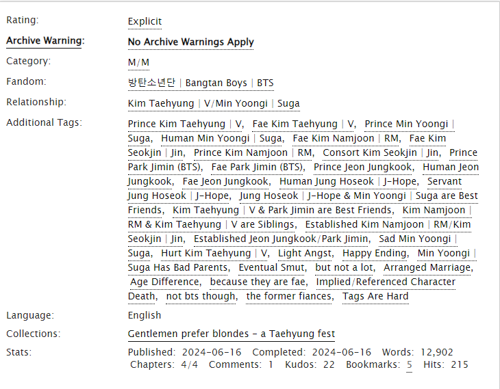 DrgnsEmpire's tweet photo. Fae Affianced 

🖋️ Taegi
🖋️ 12.9K
🖋️ Fae Prince Taehyung, Human Prince Yoongi, Mild Angst, Yoongi has a horrid family, Arranged Marriage
🖋️Written for the @blondetaefest

https://t.co/g4emUeVdMu https://t.co/ZpIye92vmd