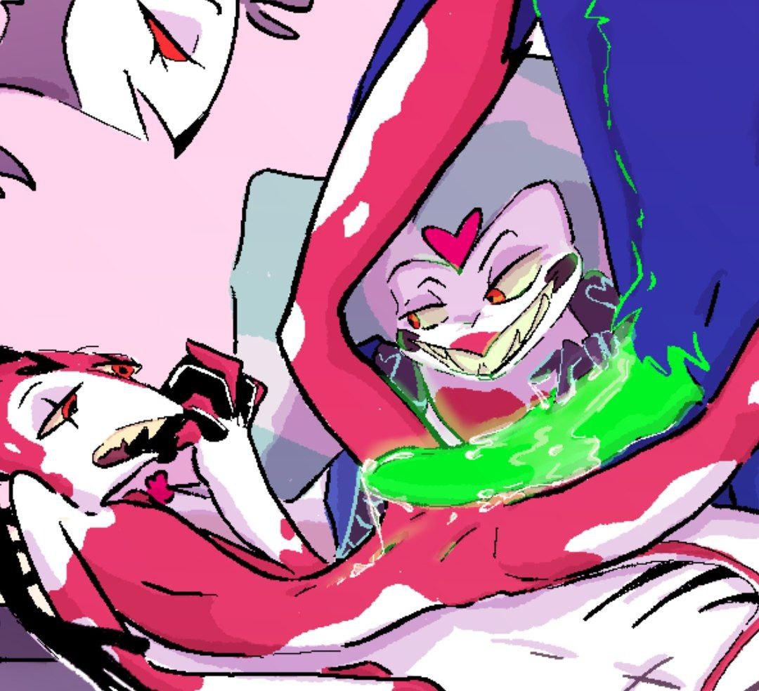 neon sword for imp-pussy💚

#blitzo #HelluvaBoss #Stolas #Asmodeus #FizzaRolli #Ozzie #Stolitzarozzie