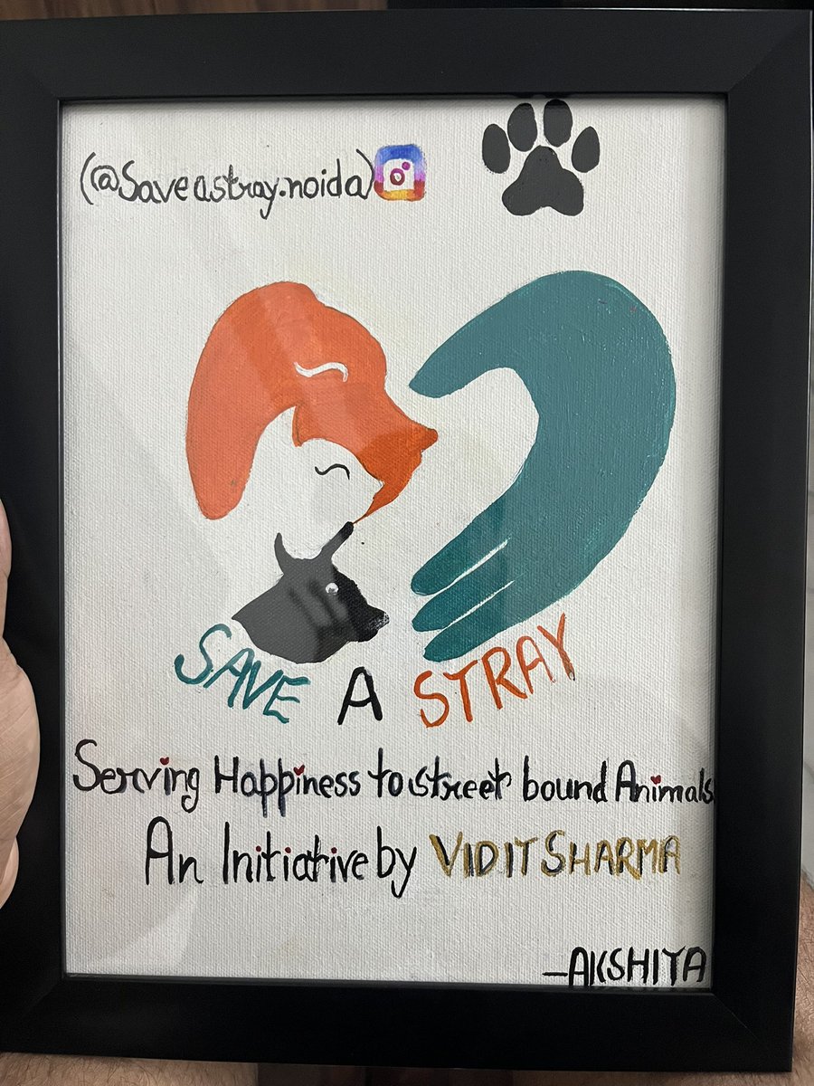TheViditsharma's tweet image. Please rate this beautiful artwork done by our young volunteer Akshita! 

She is so passionate about animals and art.

Give your genuine feedback to her amazing talent! ❤️

#YoungArtist #AnimalLover #SupportArt #CompassionInAction