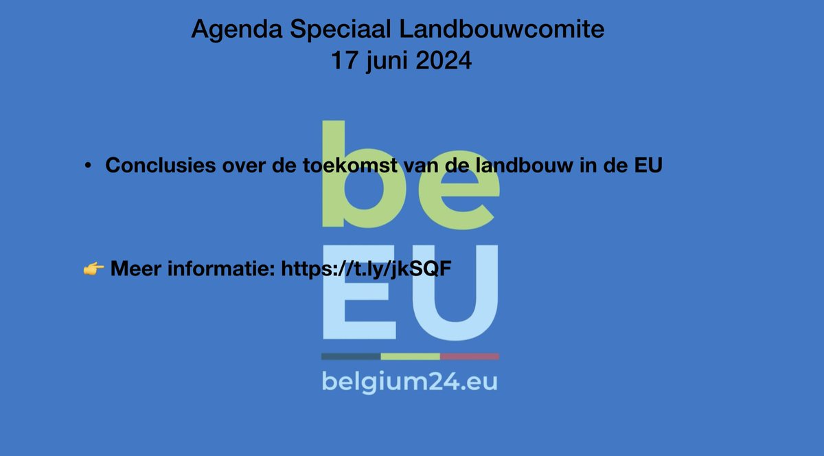 Op het CSA van 17juni een korte agenda;

👇👉 t.ly/jkSQF