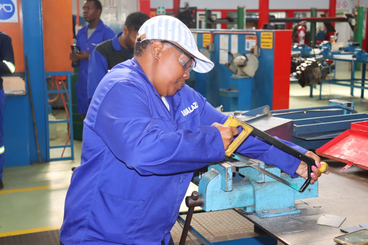 DBE_SA's tweet image. From electrical wiring to bricklaying, the trainees were exposed to most of the focus areas of the occupational stream.
#ThreeStreamModel