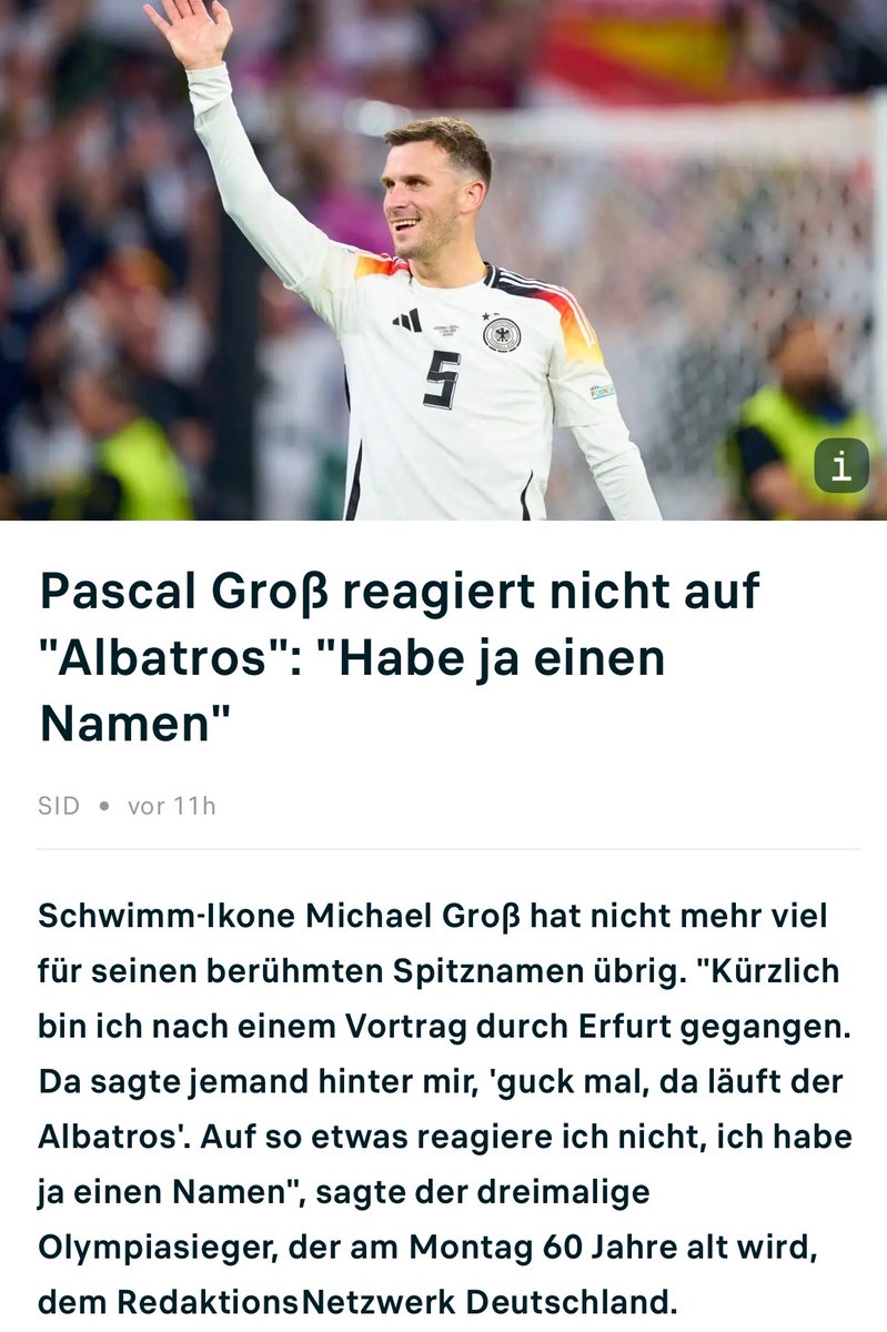 Thema Deutscher Sportjournalismus:

Pascal Groß (60), Olympiasieger im Schwimmen