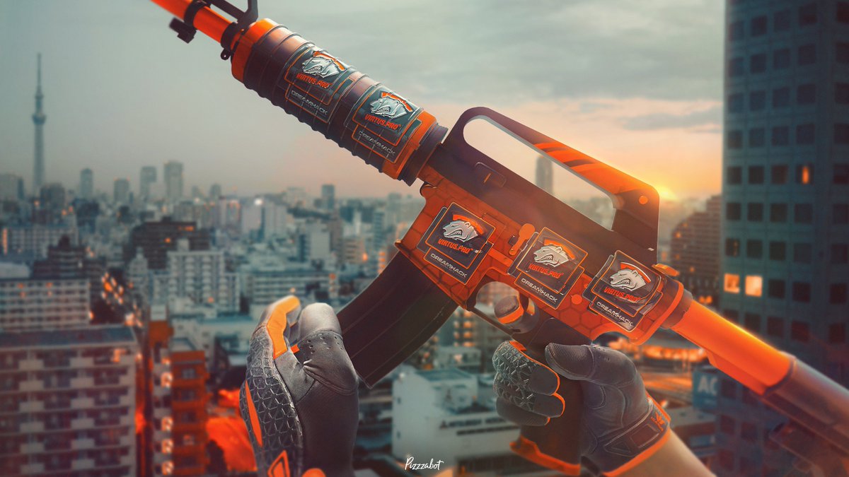 DallasBobby1's tweet image. W or L? Craft alert⚠️Added a 5th @virtuspro (Foil) DreamHack 2014 to this FN 0.007 M4A1-S Atomic Alloy. 
Only 67 skins with 4 or more of this sticker exist. 
Only 6 with 5x and i own 4 of them.  
Art work once again delivered hot as hell by @PizzzaBot. 🤠🥰🍕🤖