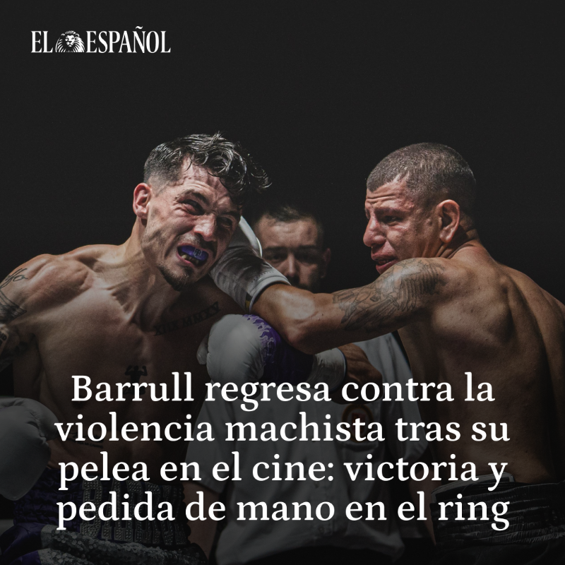 elespanolcom's tweet photo. Barrull venció en dos asaltos a Alexandru Lonita

👉 EL ESPAÑOL vivió con él los momentos previos y posteriores al combate: luchó con un dedo roto

"Me ha pasado una cosa por circunstancias de la vida de la que no me siento orgulloso, pero el silencio hace cómplice a cualquiera"