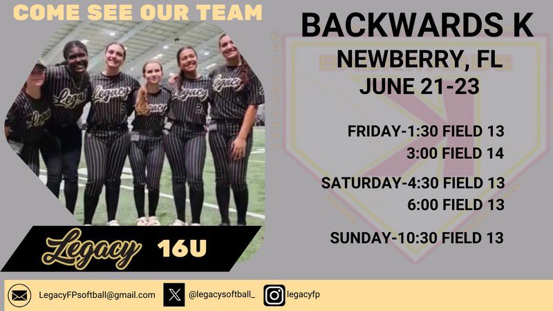 Legacy Fastpitch Softball tweet media