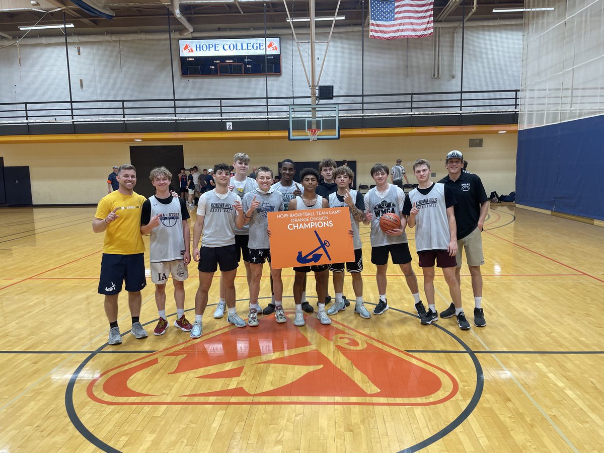 Greg Mitchell (@coachmitch44) on Twitter photo Congrats to <a href="/KenowaHillsBB/">Kenowa Hills Boys Basketball</a> for winning the Orange Division Championship at <a href="/Hope_Basketball/">Hope Men's Basketball</a> Team Camp. A clutch play design by <a href="/moorehead_mr/">Mike Moorehead</a> results in a sudden death victory! 🏆🏀👊🏼 Congrats to <a href="/KenowaHillsBB/">Kenowa Hills Boys Basketball</a> for winning the Orange Division Championship at <a href="/Hope_Basketball/">Hope Men's Basketball</a> Team Camp. A clutch play design by <a href="/moorehead_mr/">Mike Moorehead</a> results in a sudden death victory! 🏆🏀👊🏼