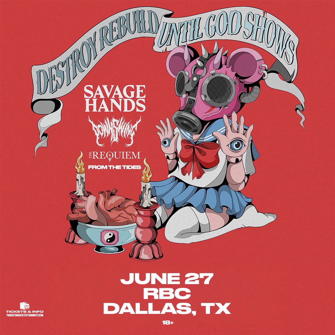 🚨New Show Announcement🚨

Honored to be opening for <a href="/destroyrebuildt/">Destroy Rebuild Until God Shows</a> in Dallas at RBC in Deep Ellum! 

If you need some tickets hit us up! 

Thanks to <a href="/ThirdStringEnt/">Third String Entertainment</a> for putting on this awesome lineup 🤘🏼