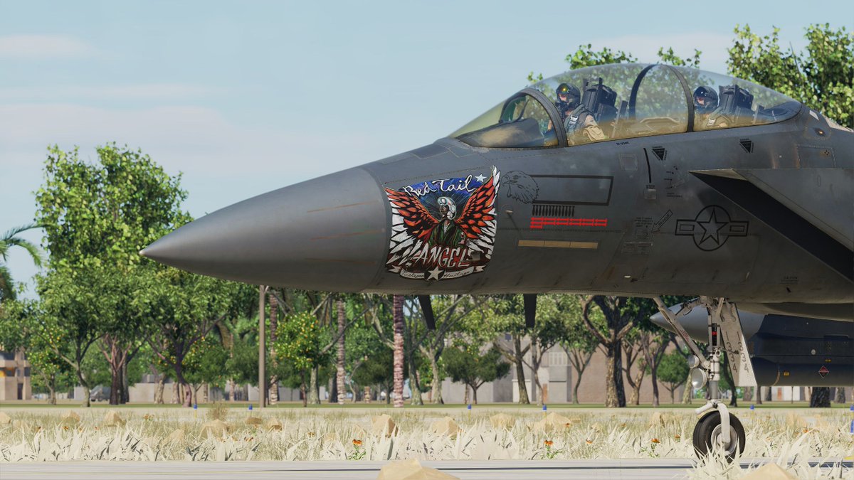 VasyDesign's tweet image. RAZBAM F-15E, 494th Nose arts