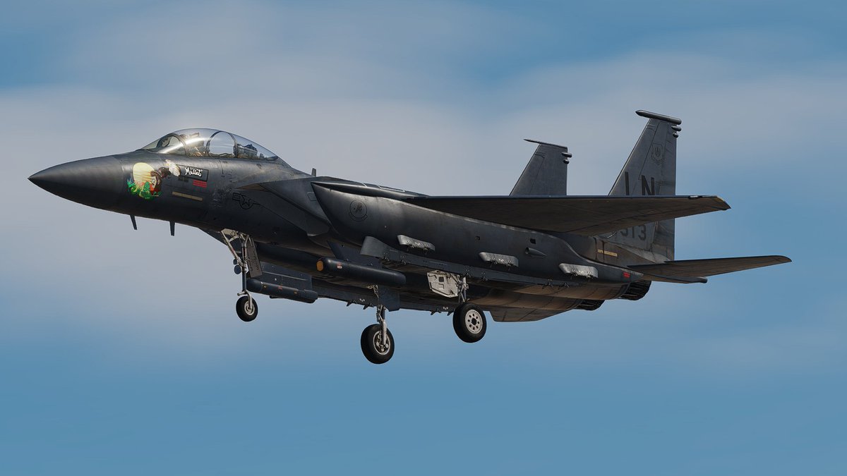 VasyDesign's tweet image. RAZBAM F-15E, 494th Nose arts