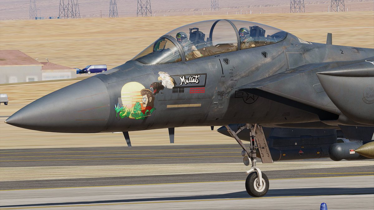 VasyDesign's tweet image. RAZBAM F-15E, 494th Nose arts