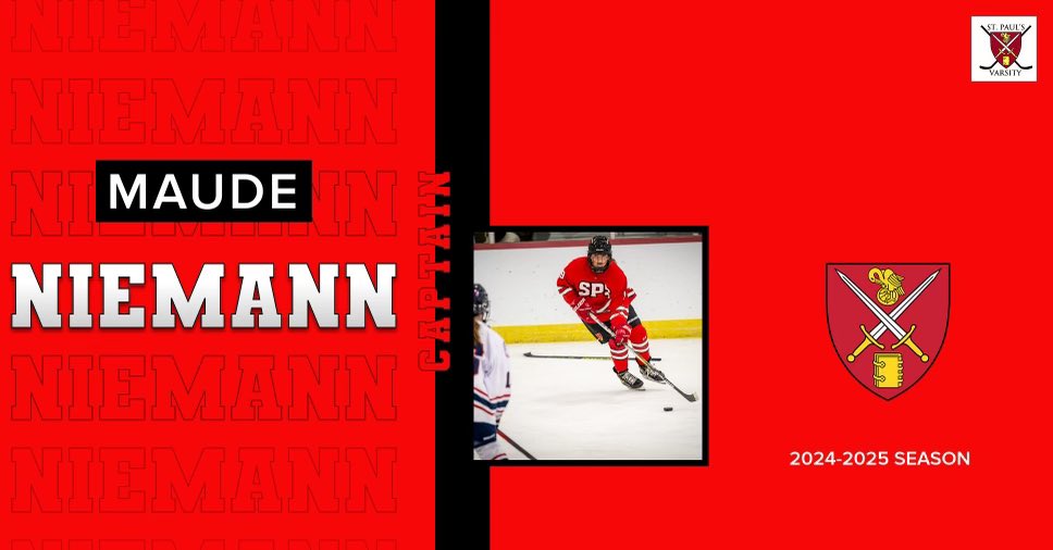 SPS_puck's tweet image. Thrilled to announce our leadership group for 2024-2025! Maude Niemann&amp;amp; Charlie Voge will serve as team captains while Caroline Humber &amp;amp; Ava Hunter will serve as assistant captains! Go Big Red! @spsathletic @NEPSGIHA