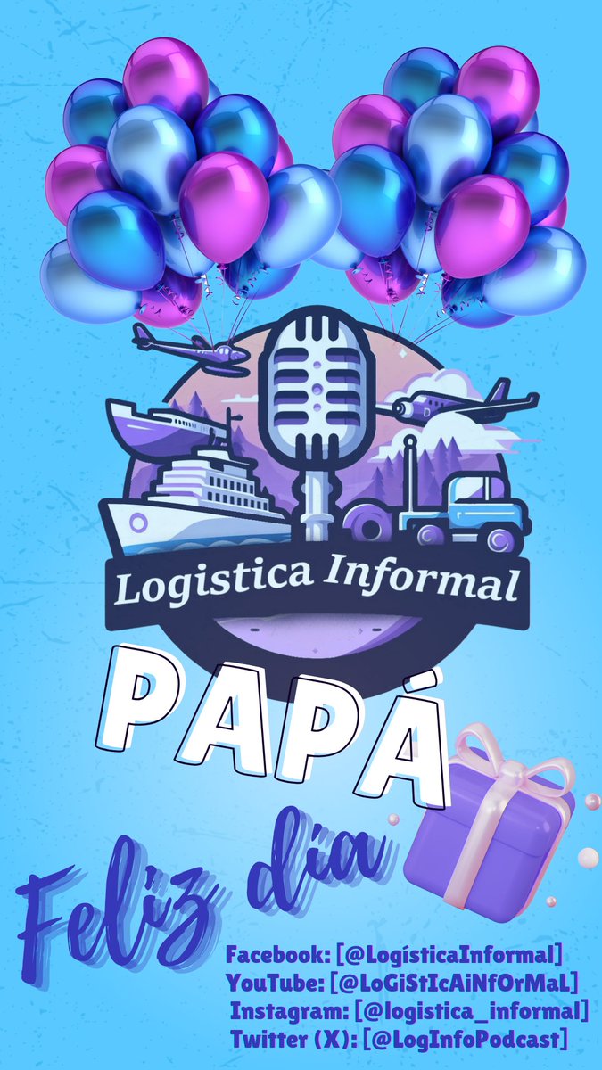 LogInfoPodcast's tweet image. 🚛🌍 ¡Feliz Día del Padre desde LoGiStIcA iNfOrMaL! 🌍🚛

En este Día del Padre, queremos honrar a todos esos padres que día a día mueven el mundo de la logística. 🛳️✈️ #FelizDíaDeLosPadres #logisticaInformal