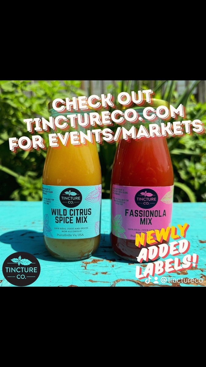 The new labels look amazing 😻!!!!! More recipes coming soon. I’ll be popping-up/Bartending in the DMV. So stay tune:)