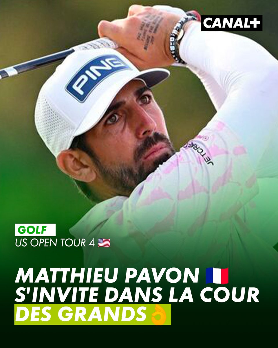 Un TOP 5 pour <a href="/matthieupavon/">Matthieu Pavon</a> à <a href="/usopengolf/">U.S. Open</a> 💚👏🤩💪🇫🇷