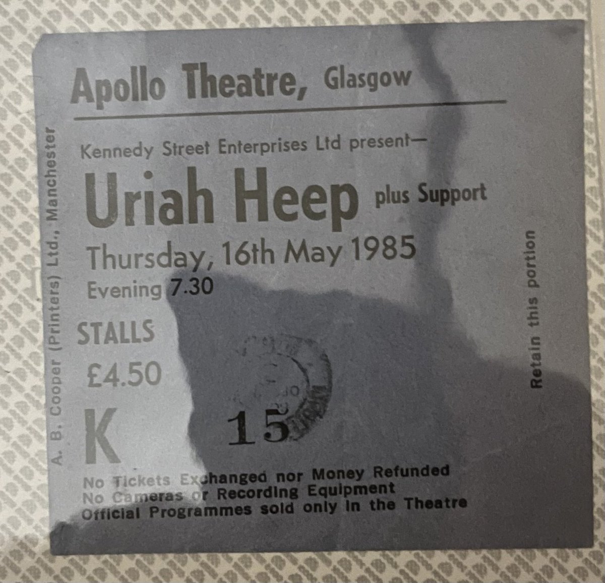 CraigJDaly's tweet photo. @alexmclaughlan My last one - also on the poster. 🤘 https://t.co/UlaNZxz131