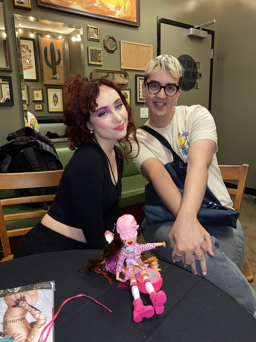 AustinJAshburn's tweet photo. Fun fact: I was the last person to interview Chappell Roan before her debut show for her first-ever headlining tour 💖🥳 https://t.co/U3V99LkuMV