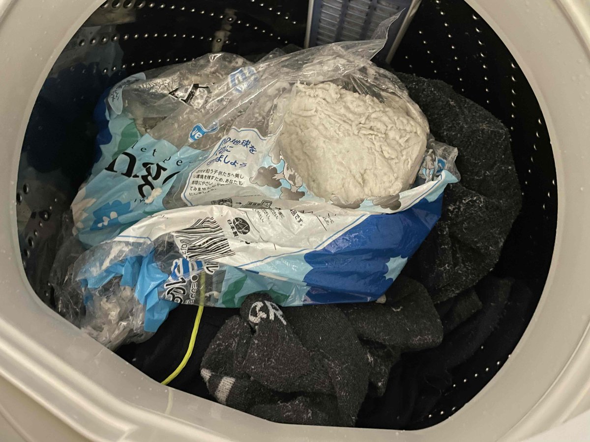 洗濯物に一枚のティッシュが混入するだけで発狂するじゃないですか