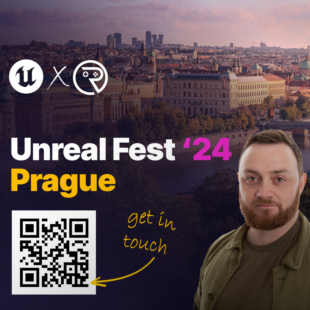 RyanLaley's tweet image. I'll be at @UnrealEngine 's Unreal Fest in Prague 18th June to 20th June.

Reach out if you want to meet up and chat #gamesdev and all things Unreal Engine

✈️ Prague 18th June - 20th June