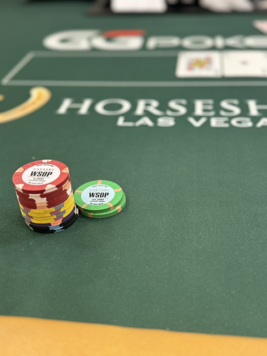 andracpa's tweet image. Day 1C of the #WSOP2024 #MonsterStack
#QuittingMyDayJob
🍀🍀🍀🍀🍀🍀🍀