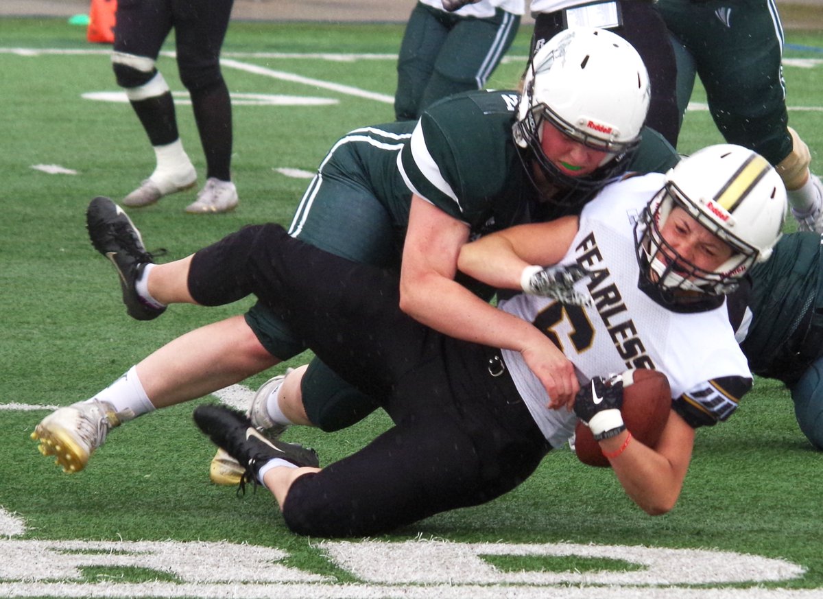 Darren Steinke (@stankssports) on Twitter photo My pick for defensive player of the game in the <a href="/ValkyriesYXE/">Saskatoon Valkyries</a> 48-14 victory over the #Manitoba #Fearless in a #WWCFL semifinal is Valkyries OLB Sydney Schenn. Schenn finished the game with seven total tackles, one interception and one fumble recovery. My pick for defensive player of the game in the <a href="/ValkyriesYXE/">Saskatoon Valkyries</a> 48-14 victory over the #Manitoba #Fearless in a #WWCFL semifinal is Valkyries OLB Sydney Schenn. Schenn finished the game with seven total tackles, one interception and one fumble recovery.