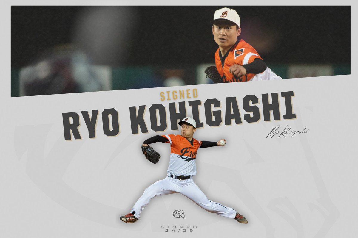 CanberraCavalry's tweet photo. Welcome to the Cavalry Ryo Kohigashi!
Originally from Japan, Ryo will add to the pitching arms this season.  After previously playing with Aukland Tuatara and more recently with Brock Baseball Club, Québec, Ryo is coming down under! https://t.co/vwoiMOGscp