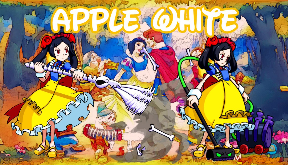 ArturitoUniver1's tweet image. No dejaré envenenar mi corazón por tú manzana!!!
Holap ahora que hay nuevos poses para las variantes le hice esto a Blanca manzana tomando de referencia un boceto antiguo de Marie