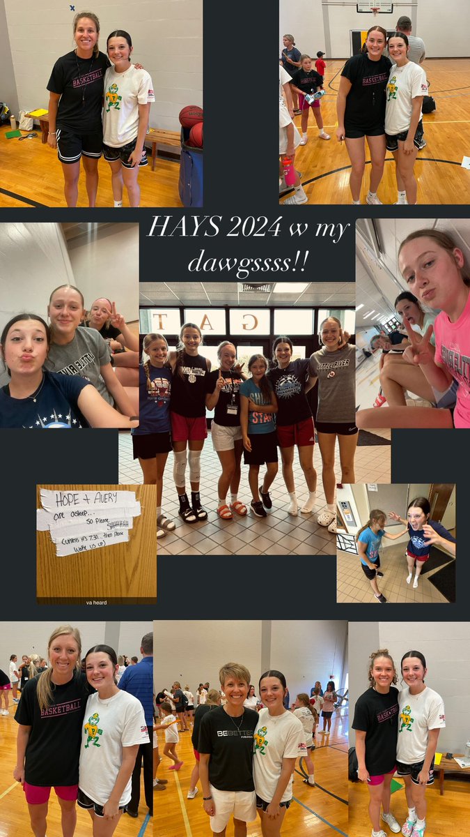 Had a great time at Hays camp! Always fun to go to work and meet new people along the way! Glad I got to catch up with a few that have been going with me since my first ever time at Hays!! Thankyou to all the coaches and players for sharing your knowledge!!  <a href="/FHSUWBB/">FHSU WBB</a>