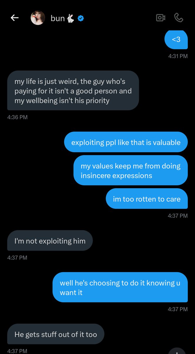 Having a chaser patron buy you surgery turns you into a loser, for example <a href="/The_Bunny_Doll/">doll bun🏳️‍⚧️</a>