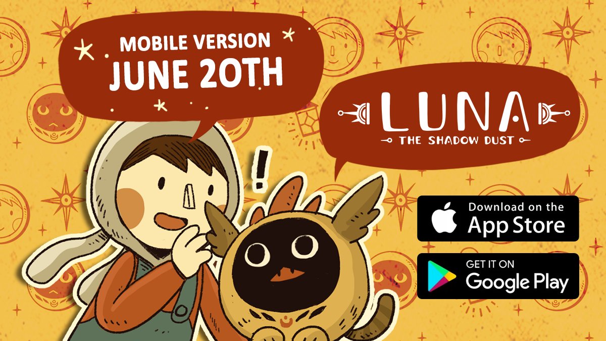 The mobile version of LUNA The Shadow Dust is coming to your mobile devices on June 20th! 🥳📱✨
#indiegame #mobilegame