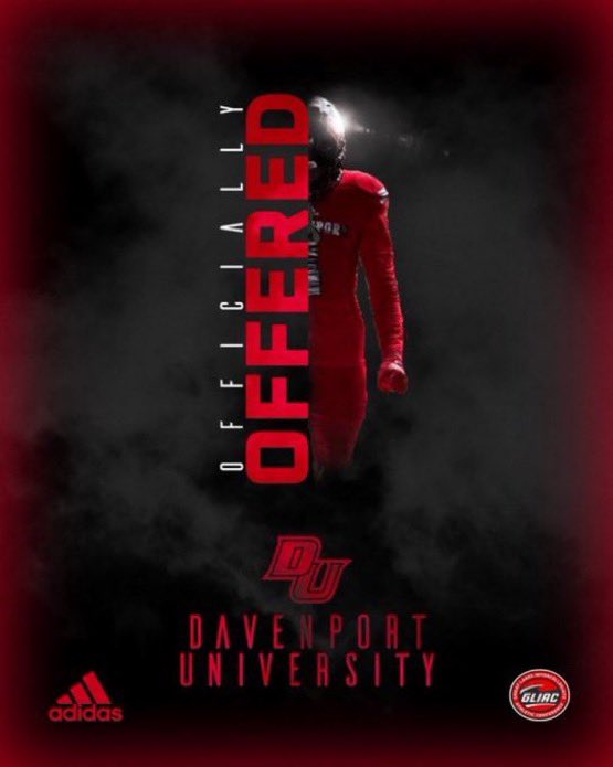 Dustin_73's tweet image. After a great day at Davenports big man camp and talk with @TheCoachIsmail I am thankful and blessed to receive my first offer from @DU_Football. @markchapman721 @Coach_Crandall @mi_sparta @_SpartanNation