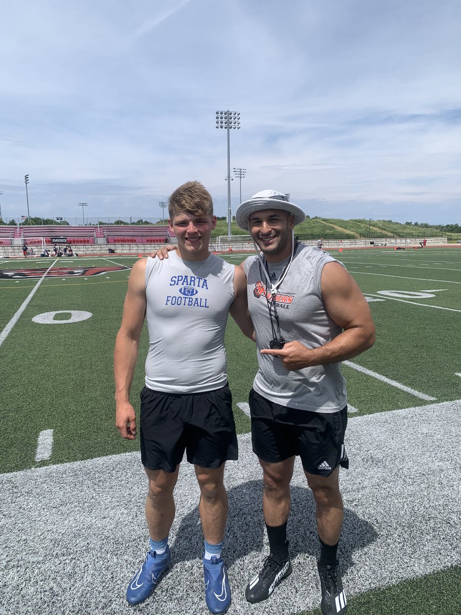 After a great day at Davenports big man camp and talk with <a href="/TheCoachIsmail/">Ameer Ismail</a> I am thankful and blessed to receive my first offer from <a href="/DU_Football/">Davenport Football</a>. <a href="/markchapman721/">Coach Chapman</a> <a href="/Coach_Crandall/">Logan Crandall</a> <a href="/mi_sparta/">Sparta Area Schools - Sparta, MI</a> <a href="/_SpartanNation/">Spartan Nation</a>