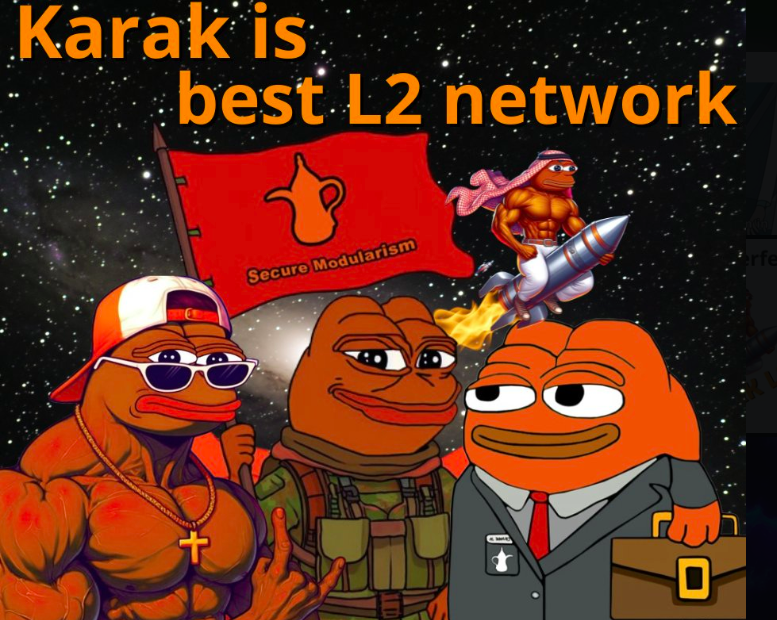 ZSvincov's tweet photo. I am shocked by the development of karak and the growth rate of TVL! Join and be part of something bigger with KARAK L2 https://t.co/7Xvp2Igkkv