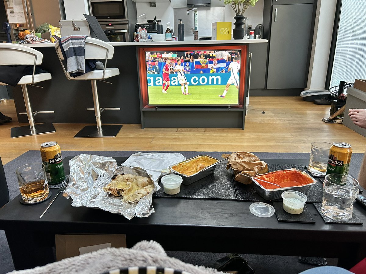 Father’s Day…curry, beers and Engerland! 

#euros #englandfootball #england #football #euros2024 #englandvserbia #dontevenlikefootball #footie #sunday #familytime #bondingwithteenager