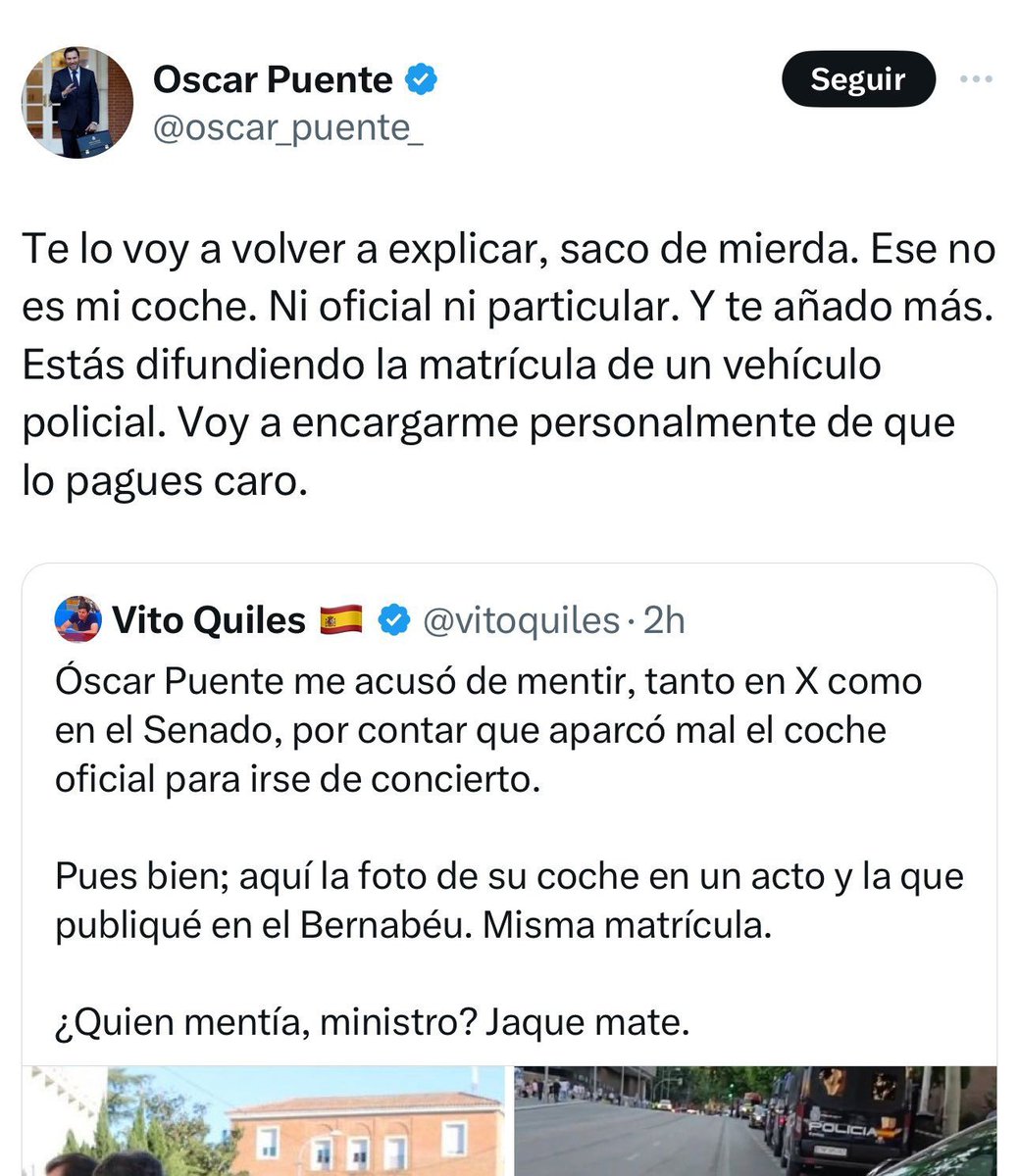 noelia_n's tweet photo. Un Ministro no puede hablar así bajo ningún concepto. Es intolerable.

Que use estas formas sí que es fango y sí que es degradación de la política institucional. https://t.co/jgTxLL4OcA