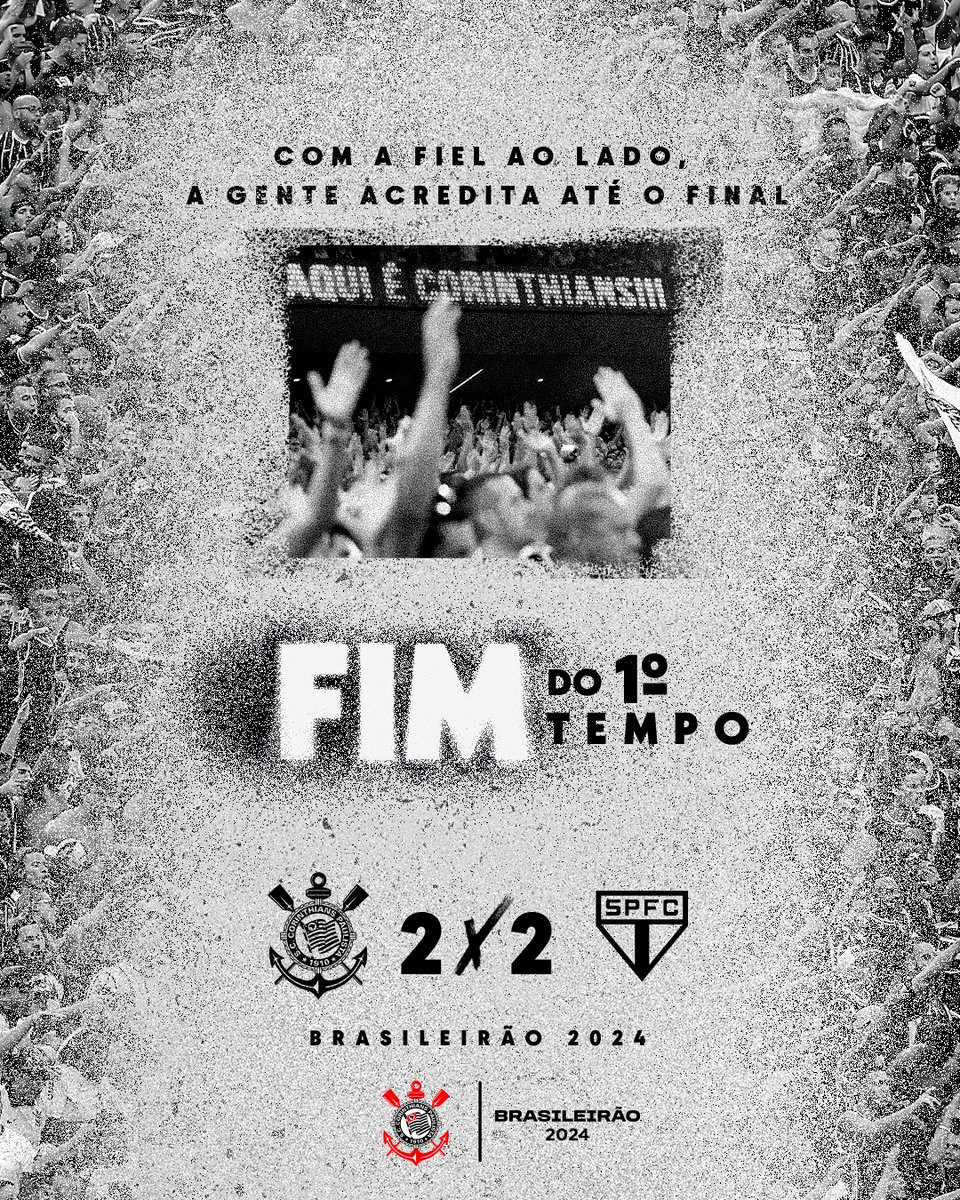 Corinthians's tweet photo. 1T | 51 min: fim de primeiro tempo na Neo Química Arena!

VAMOS PRA CIMA, CORINGÃO!!!

#SCCPxSAO (2-2)
#VaiCorinthians https://t.co/pYGx6C6k60