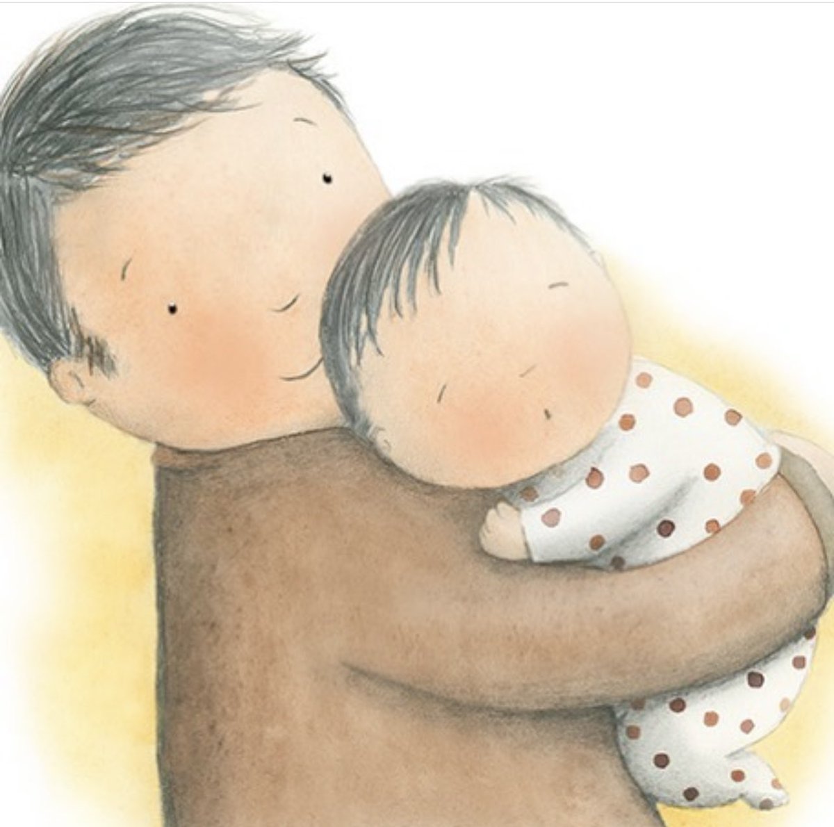 Happy Father’s Day! 🤍🤍🤍 #kidlitart #dad #FathersDay