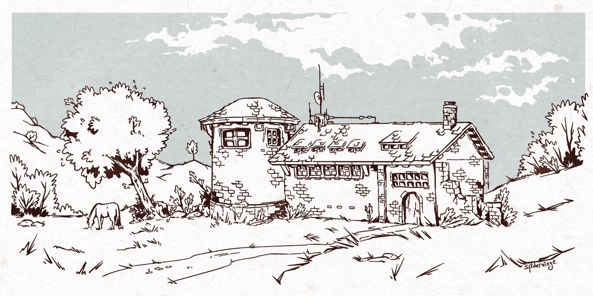 spiderziege's tweet photo. the distillery #hermitcraftfanart https://t.co/el5pfDnHX6