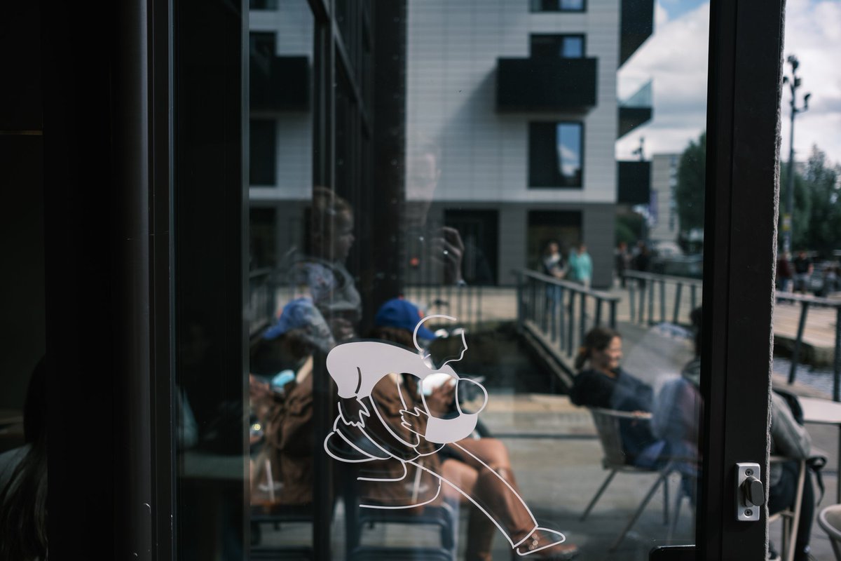 Harsh light on the coffee run <a href="/PollenBakery/">Pollen Bakery</a> #Ancoats #Fujifilm