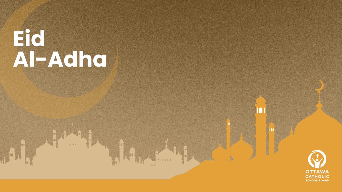 ✨ Wishing all #ocsb students and families celebrating a blessed Eid al-Adha. May your day be filled with joy, peace, and prosperity. #ocsbBeCommunity #EidMubarak