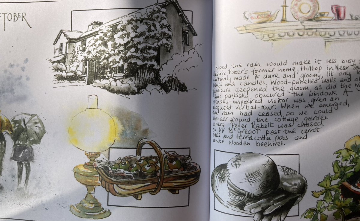 Shortlisted for Lakeland Book of the Year is Sketching a Year in Lakeland, a beautiful book by Liz Wakelin,and is available in our shop!