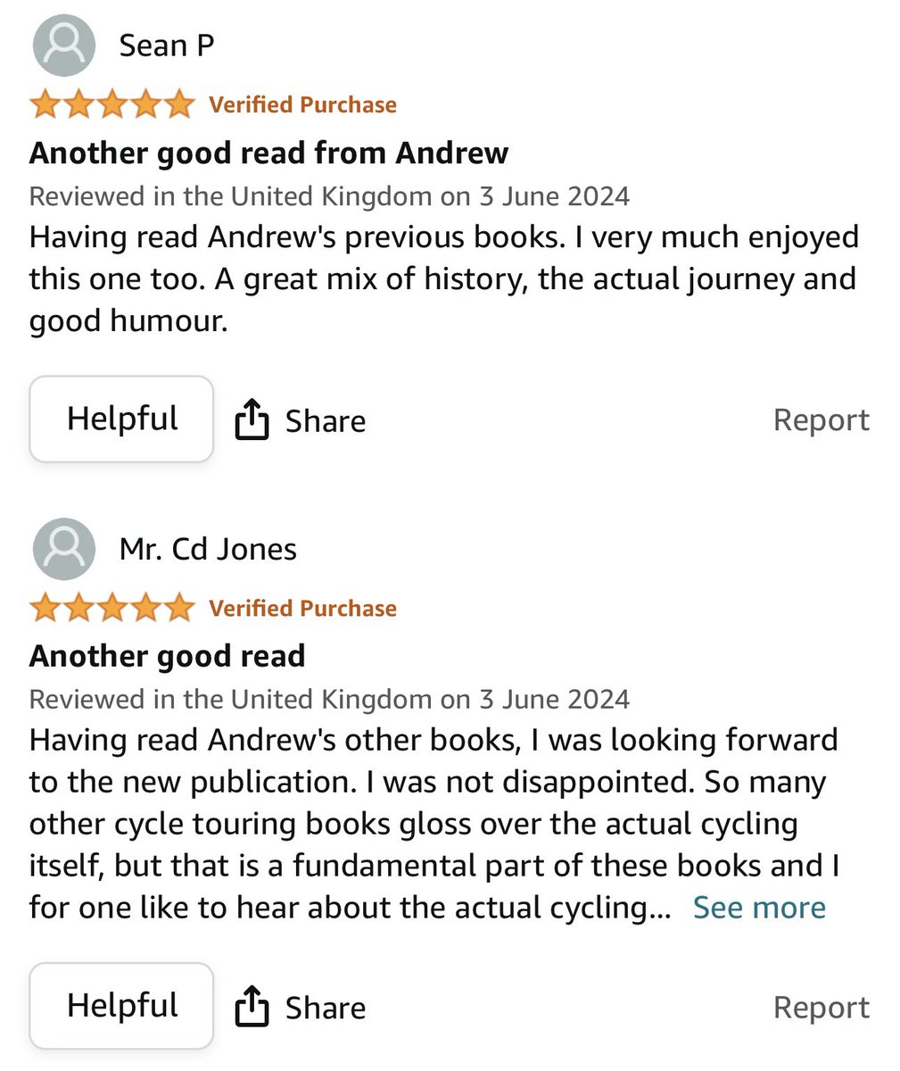 CyclingEurope's tweet image. 20th ⭐️⭐️⭐️⭐️⭐️ review today. 
I’m tempted to read it myself… 
#LeGrandTour 
cyclingeurope.org/le-grand-tour-…