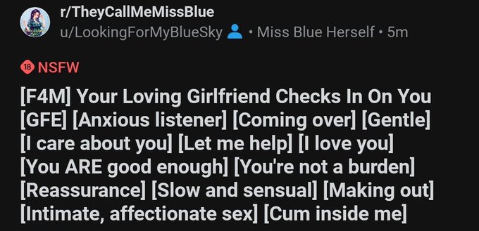 New audio up on Reddit! 💙  https://t.co/iGVcNspbSQ https://t.co/qahJ5gZnZS